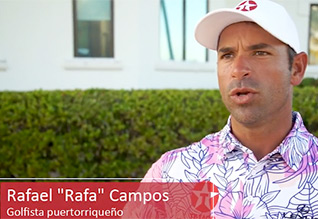 Rafa Campos resume su primer día en el Puerto Rico Open