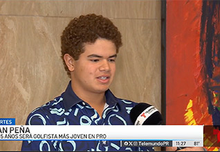 Evan Peña hace historia en el Puerto Rico Open